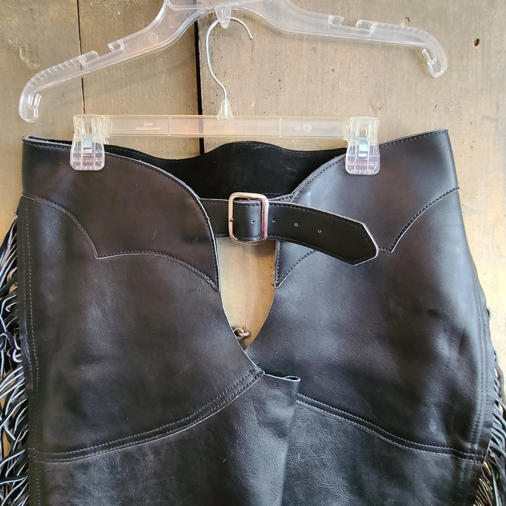 Leather Riding Chaps - Picture 4 of 13